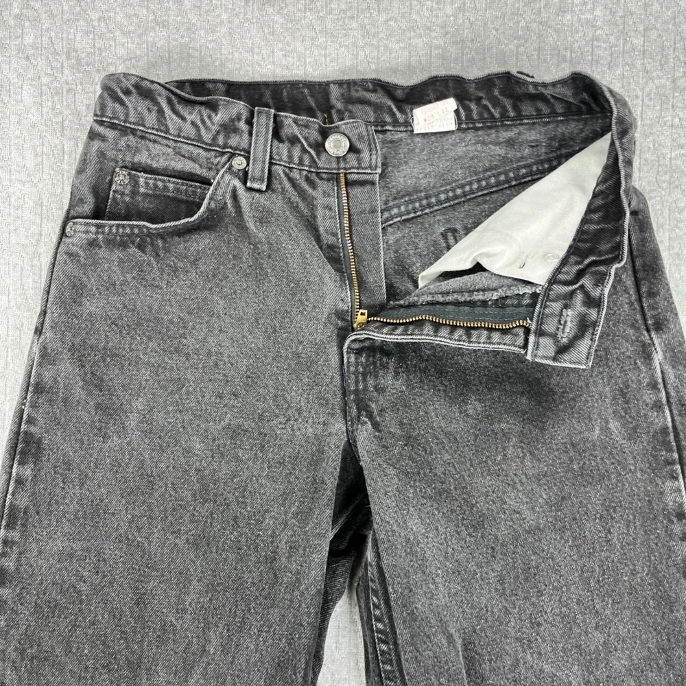 Vintage Levi 550 orange tab Jeans Kids‎ Youth JR 29X32 Fits 26X31 Black Relaxed